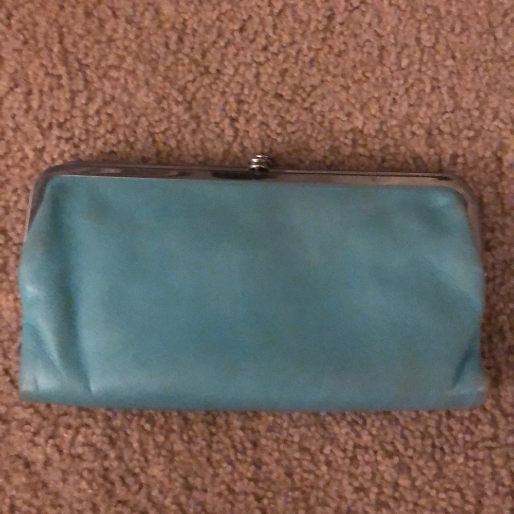 Hobo Lauren Clutch Wallet - Turquoise